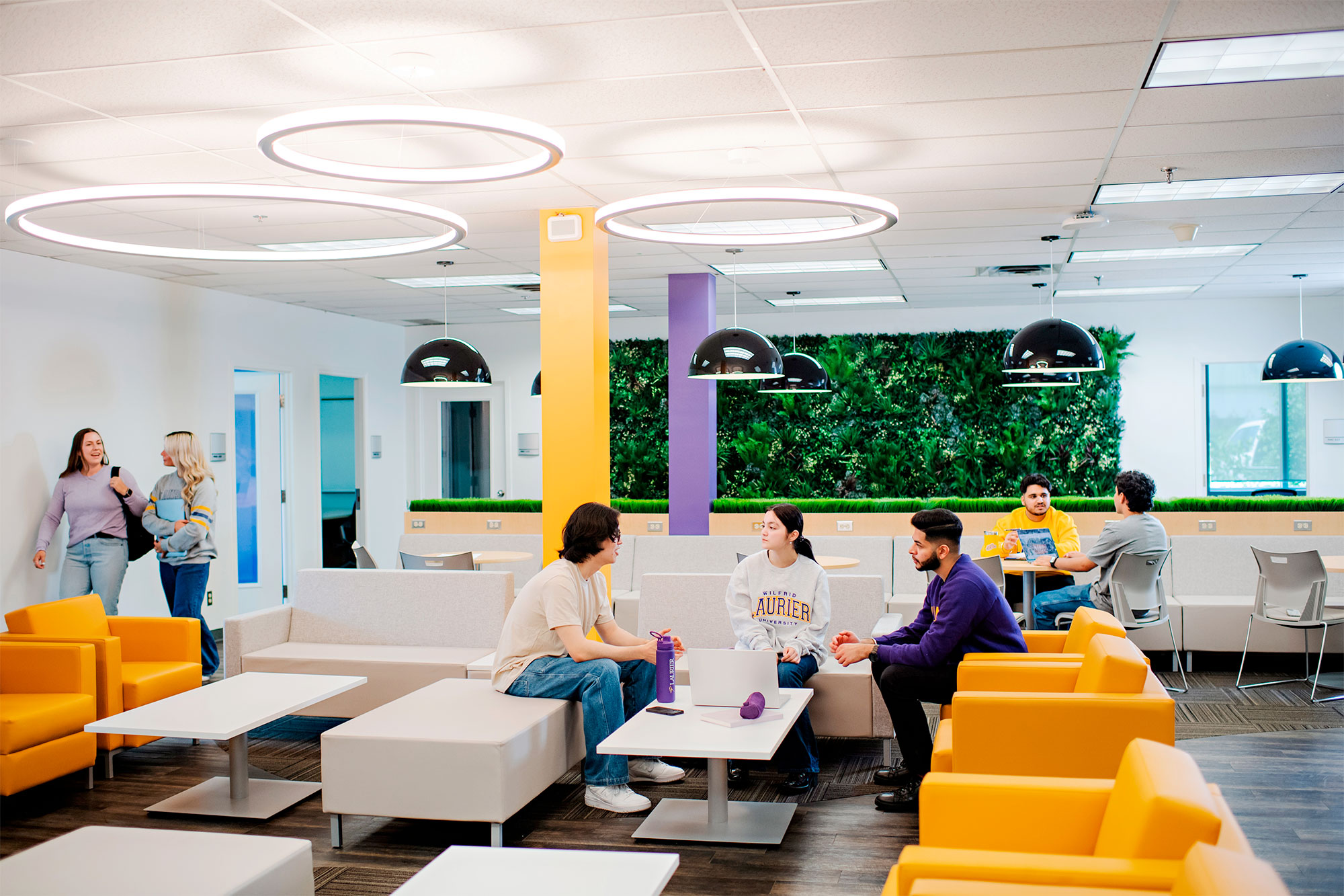 Laurier Milton Academic Centre lobby area