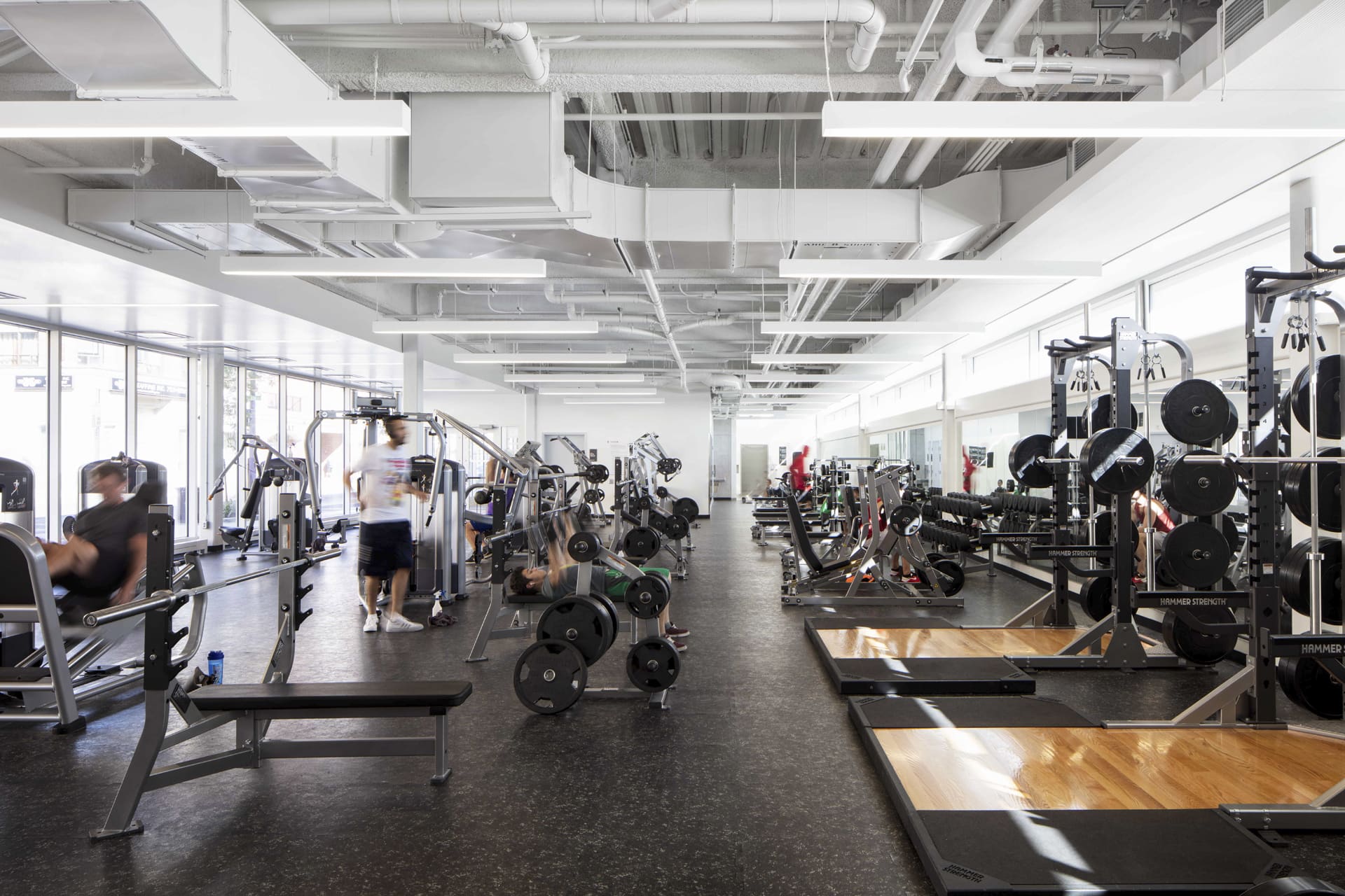 Inside the YMCA, Brantford campus