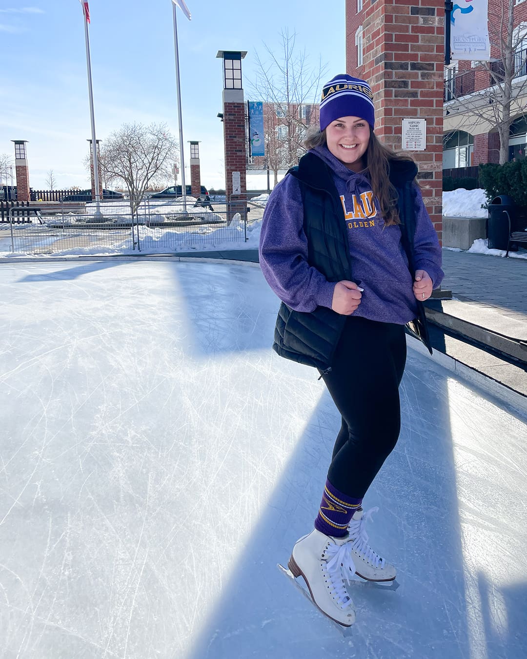 Skating at Harmony Square, Brantford