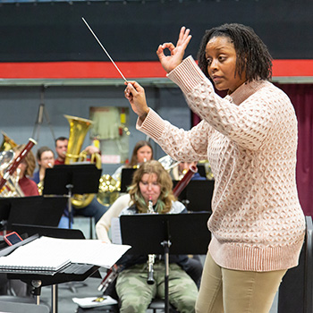 LaToya Webb conducting