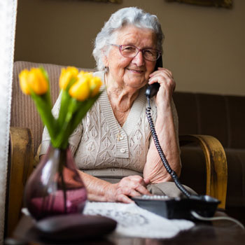 Woman on the phone