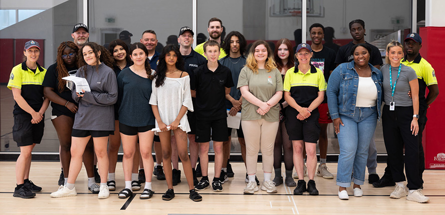 Group photo of Brant Youth Engagement Series participants