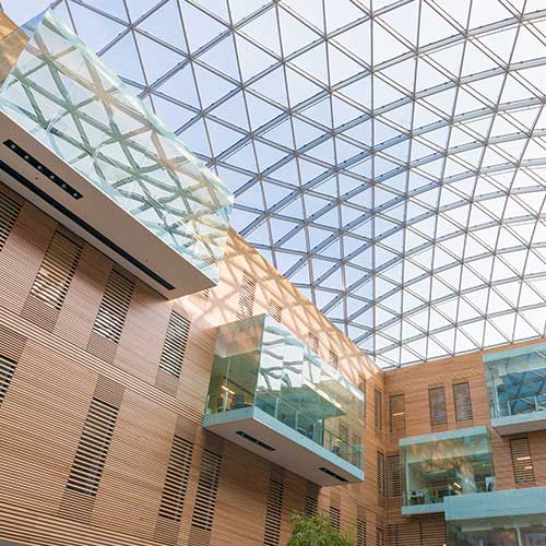 Lazaridis Hall atrium